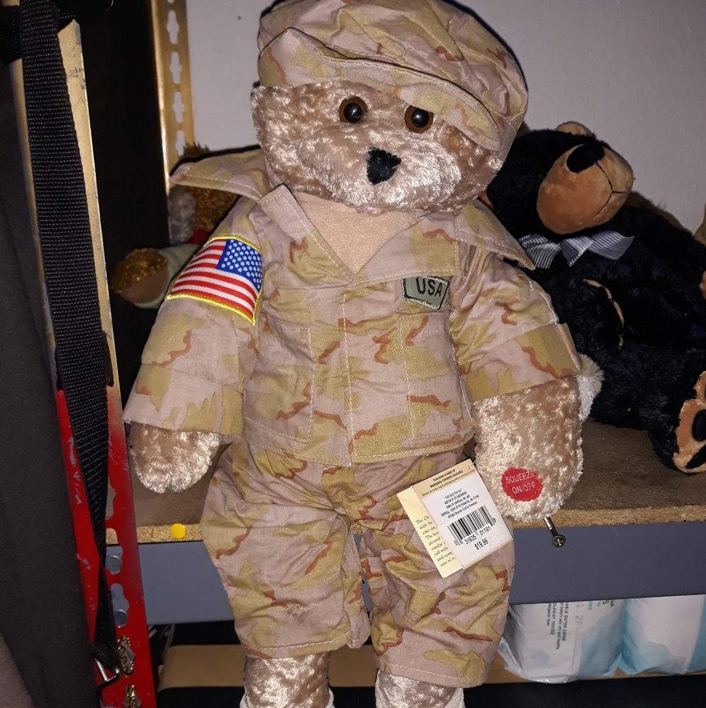 Musical soldier bear( free with bundle